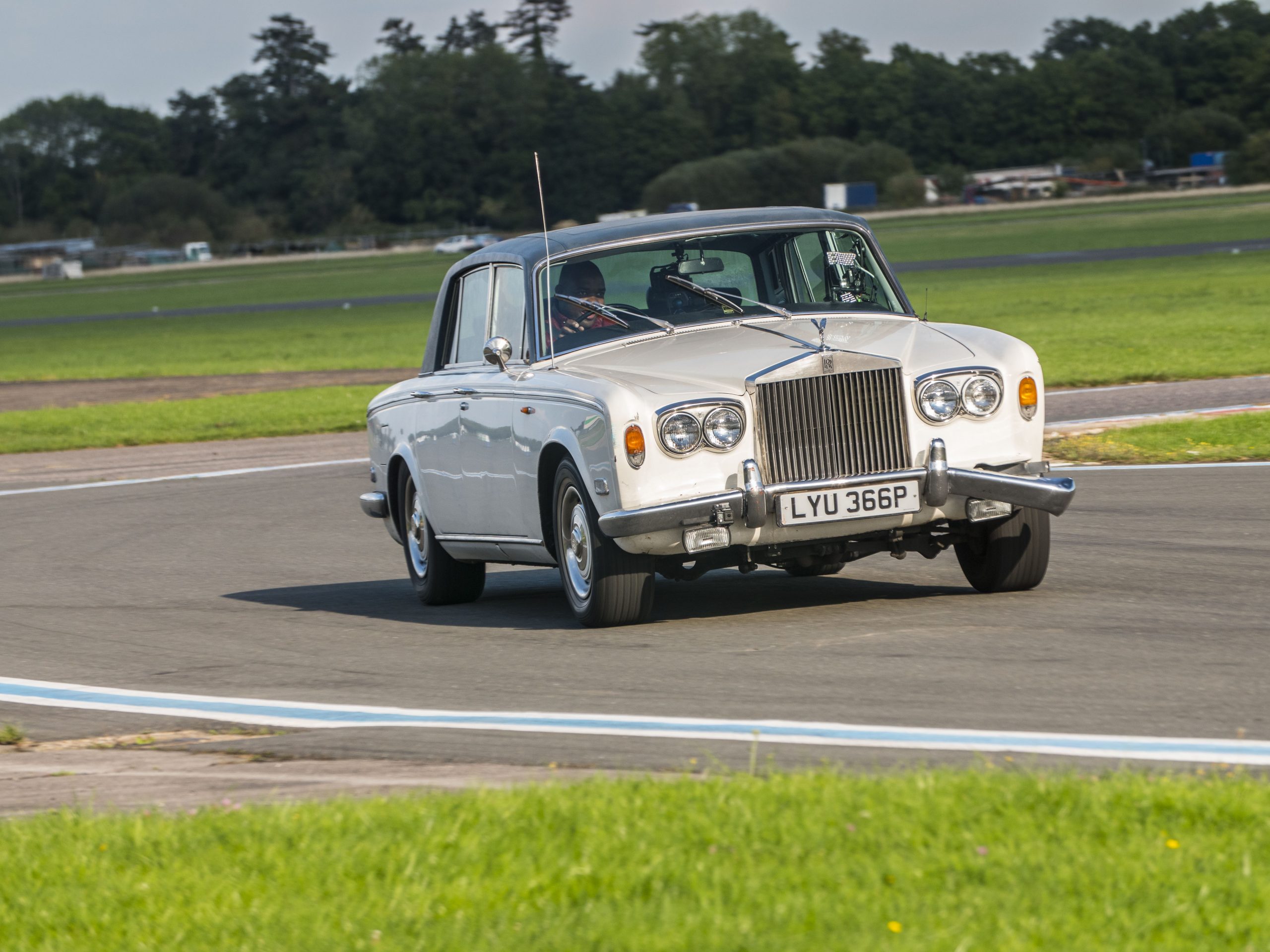 Rory Reid's Rolls-Royce on the Top Gear test track