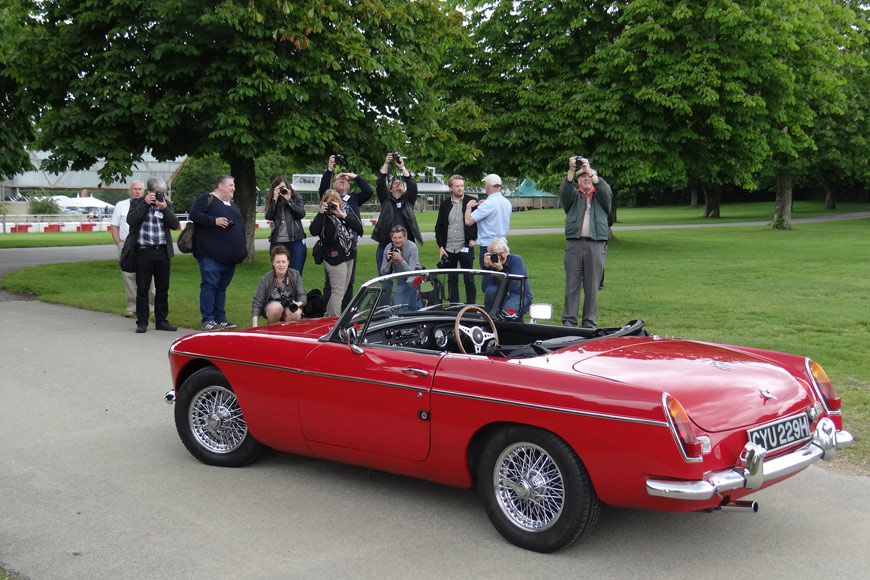 Photography workshop with MGB