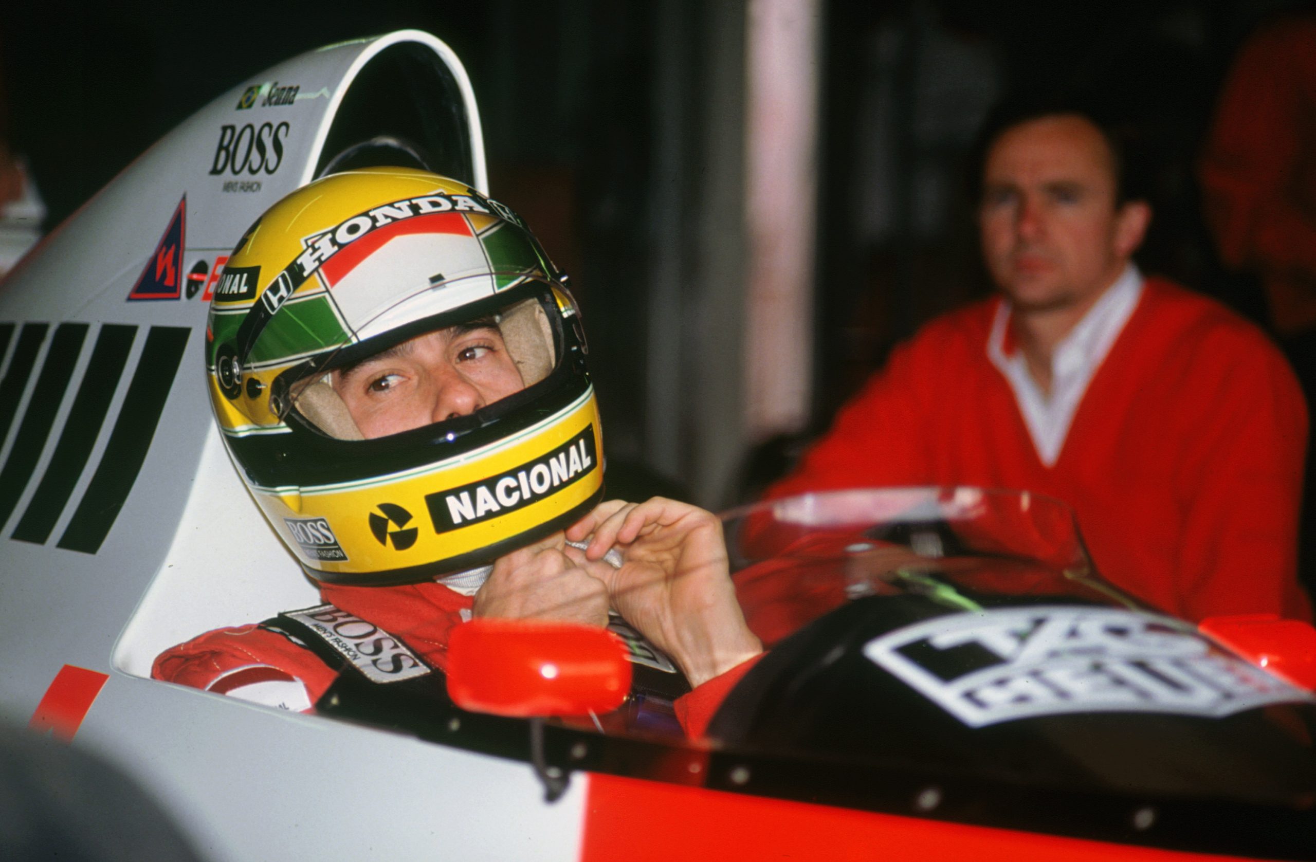 Ayrton Senna in McLaren 1989 British Grand Prix