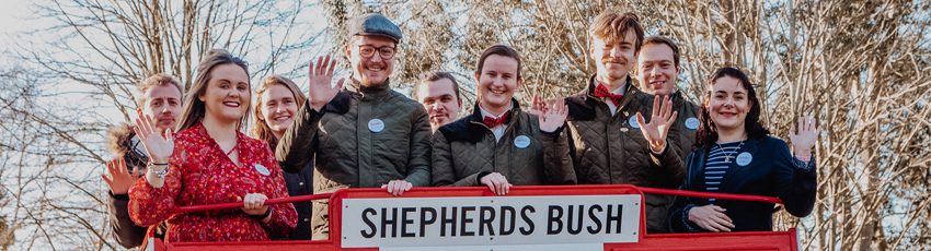 Beaulieu staff on the Veteran Bus