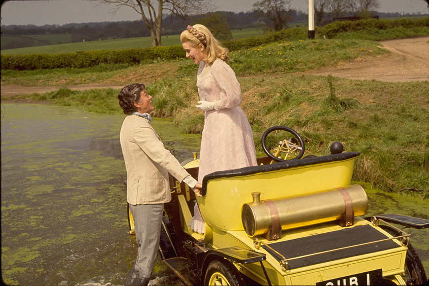 Chitty Chitty Bang Bang and Truly Scrumptious’ 1909 Humber return to iconic film location in Oxfordshire.