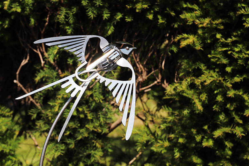 Sculpture at Beaulieu 2023 - Promise Swallow in Flight