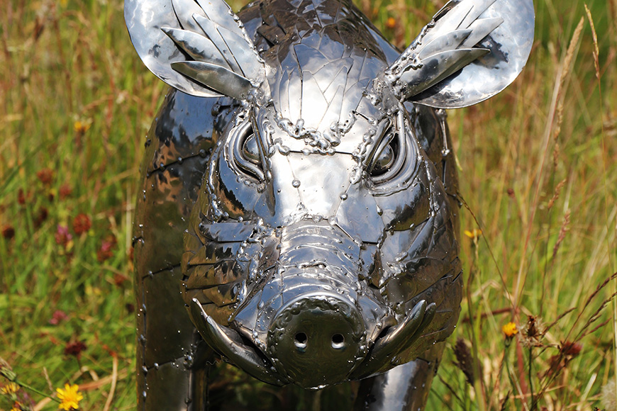 Final chance to see Sculpture at Beaulieu until September 24th. Michael Turner - Wild Boar