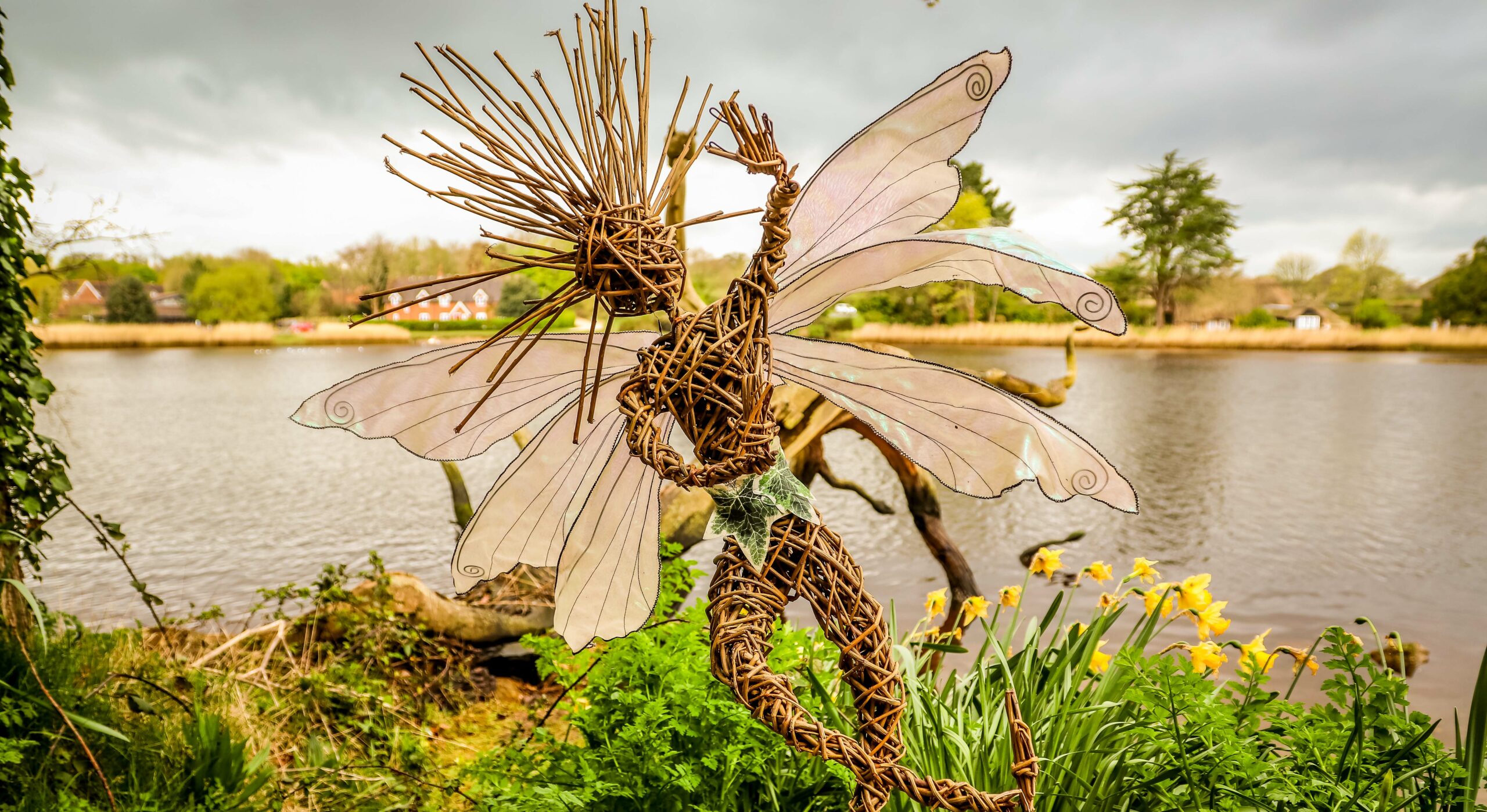 New fairies and dragons trail around Mill Pond walk at Beaulieu