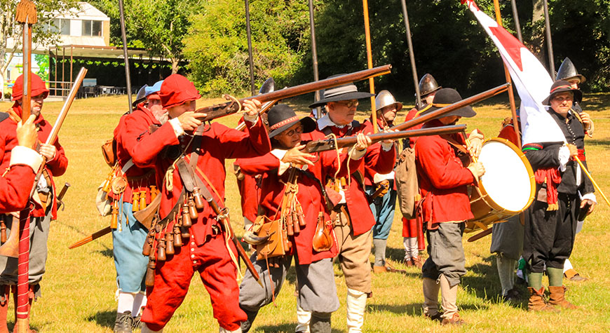Re-enactors at Beaulieu