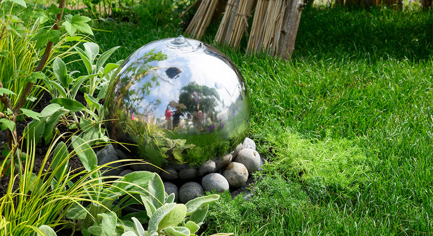 Garden displays at the Spring Fair