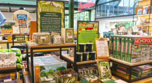 The new forest range in the Beaulieu gift shop 