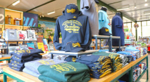 Accessories in the Beaulieu gift shop 