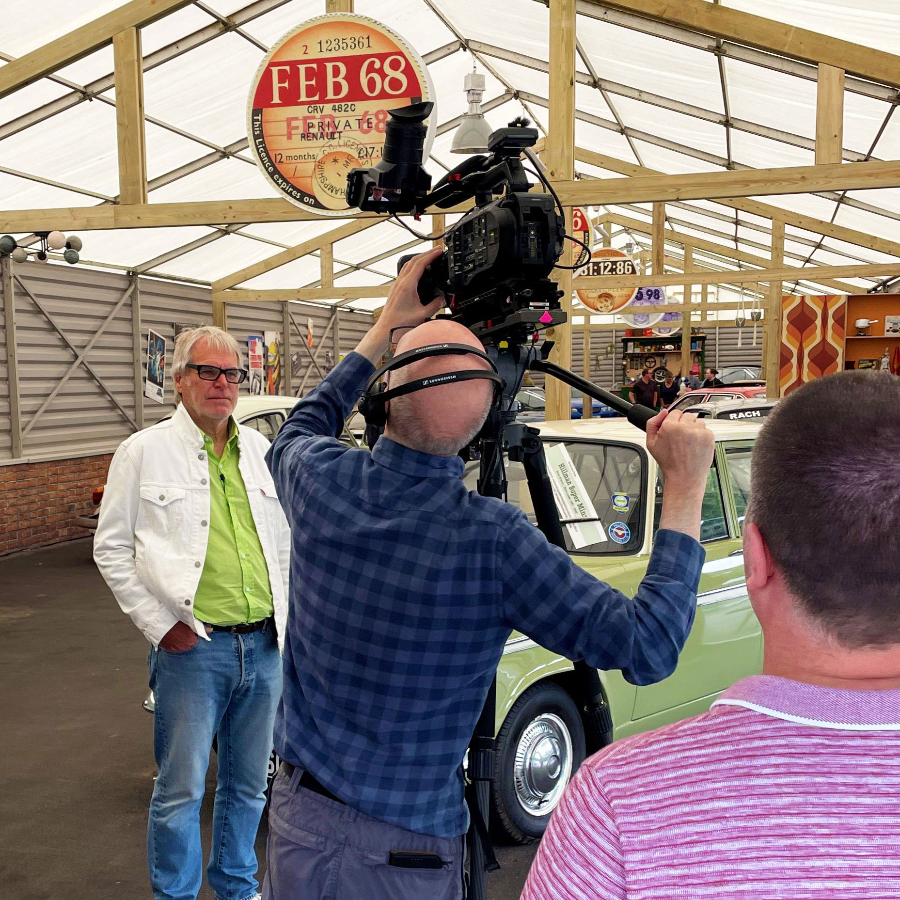 Rewind TV filming in We Had One of Those, Beaulieu