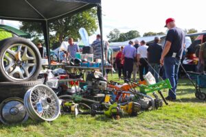 Motoring stands at the International Autojumble