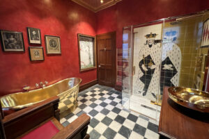 A new bathroom in Palace House at Beaulieu 