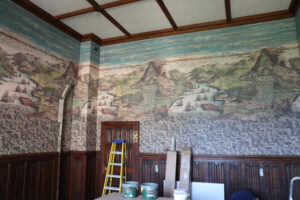 Construction of the new rooms in Palace House in Beaulieu 