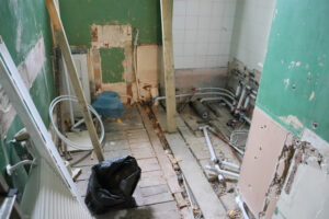 Construction of the new rooms in Palace House in Beaulieu 