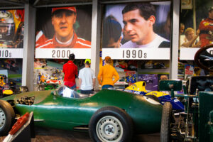 Icons of F1 in the National Motor Museum at Beaulieu 