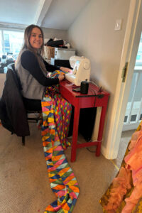 CLW Event design making costumes for A Palace House Christmas 