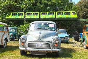 Morris Minors at MoggyFest at the Spring Autojumbl;e