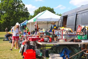 Spare parts for sale at the Spring Autojumble