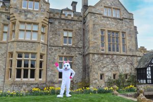 Easter bunny at Beaulieu over Easter weekend 