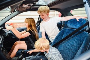 We Had One of Those interactive Car attraction at Beaulieu 