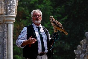 Lord Montagu's Falconer at Beaulieu 
