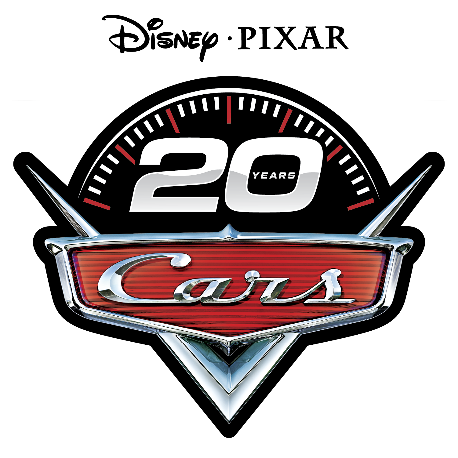 Disney and Pixar's Cars 20th anniversary display at Beaulieu