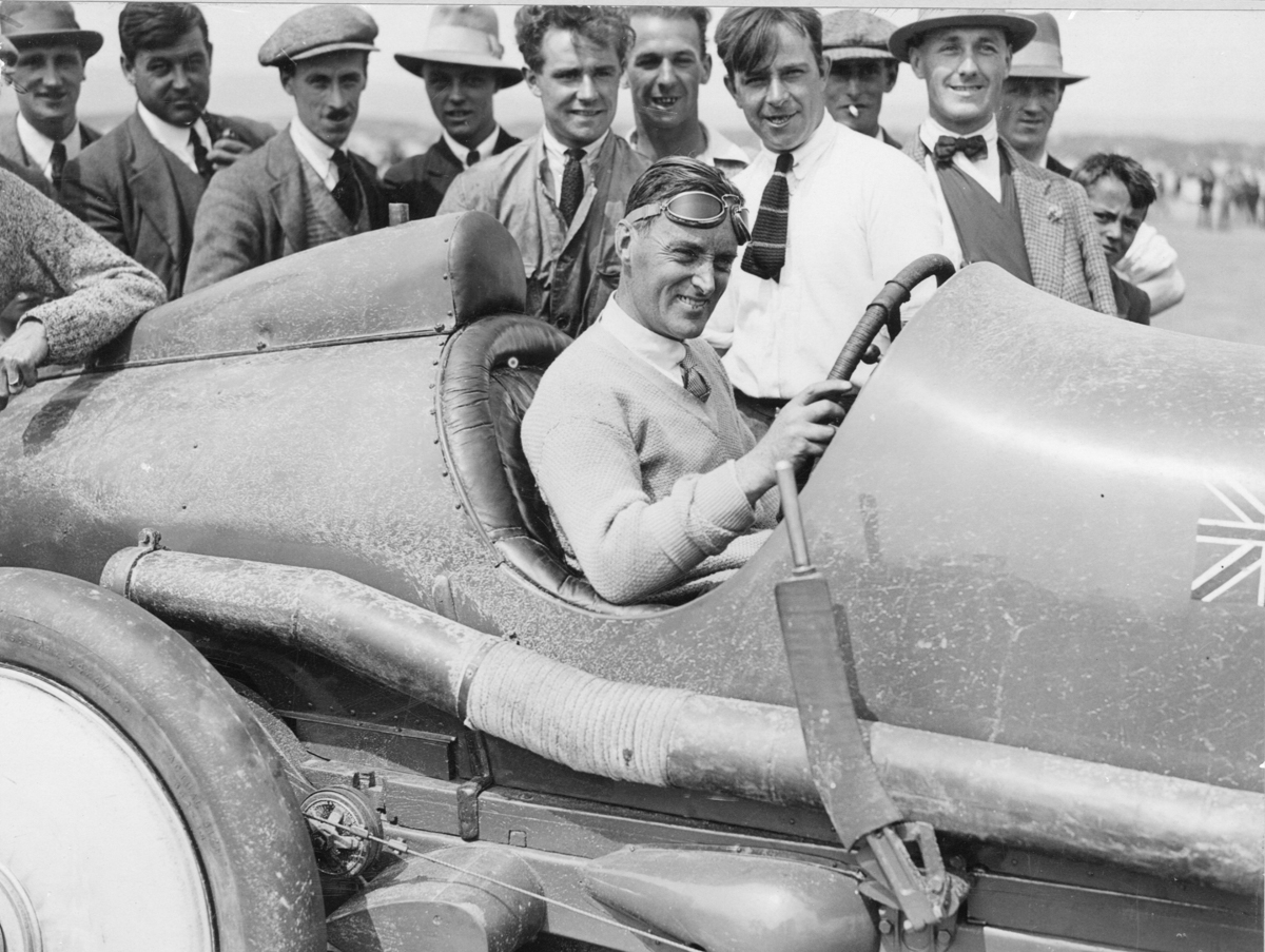 Sir Malcolm Campbell in Sunbeam 350hp 1920