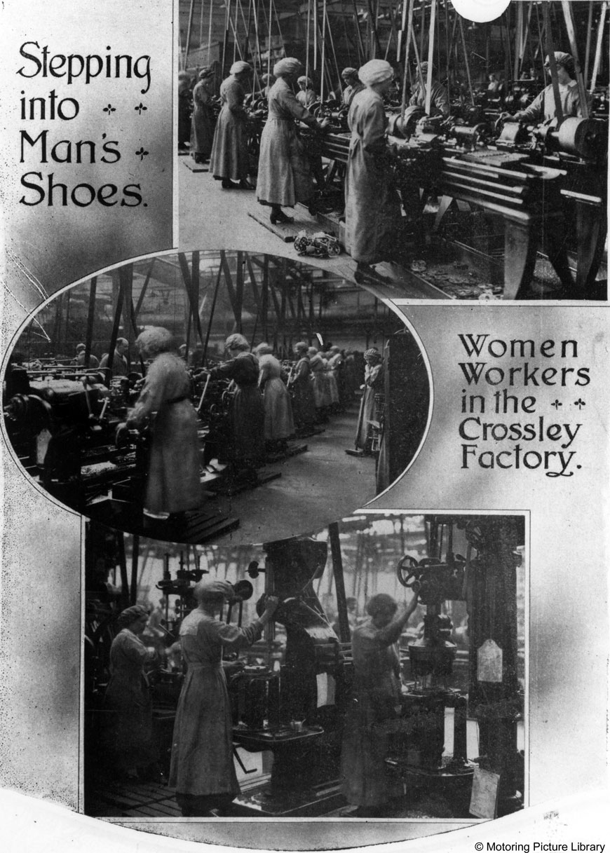 Women workers at Crossley factory