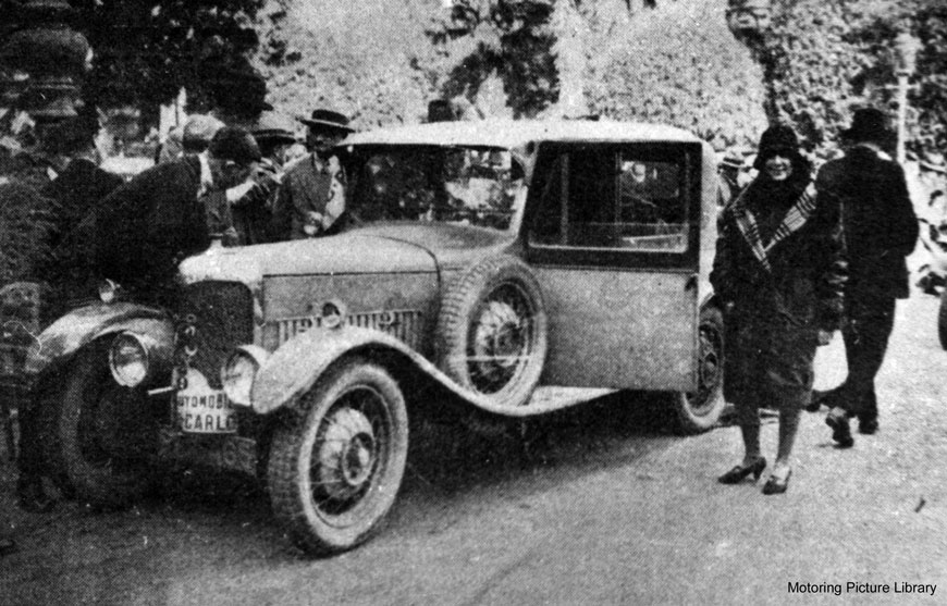 Hon Mrs Victor Bruce 1927 Monte Carlo rally