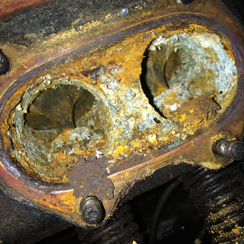 Engine corrosion