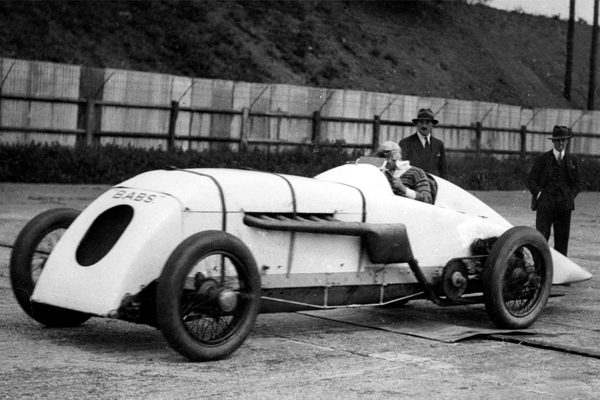 BABS with Parry Thomas 1926 at Brooklands